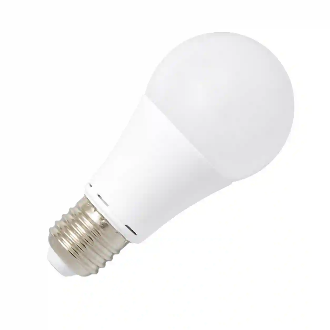 Bílá LED žárovka E27 s matnou baňkou a závitovou paticí
